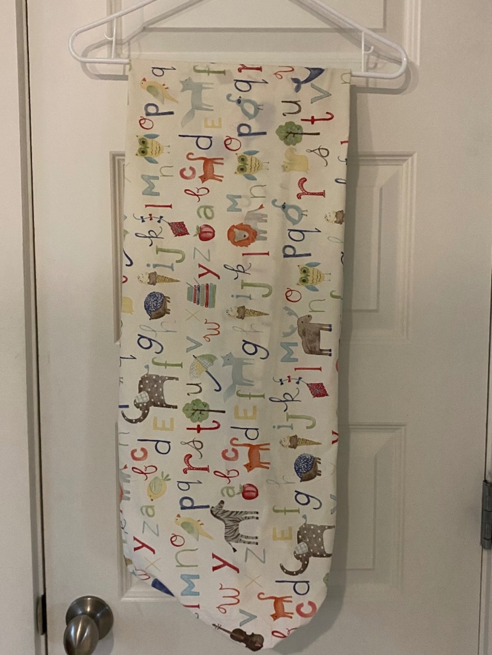 Pottery Barn Kids Alphabet Crib Sheet
